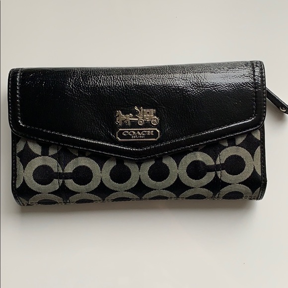 Coach black wallet